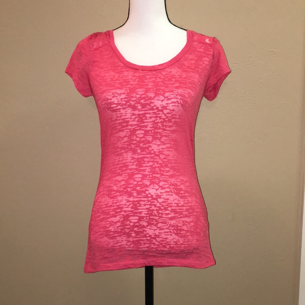 Mesh Cover Up Lace Detail on Shoulders/Upper Back